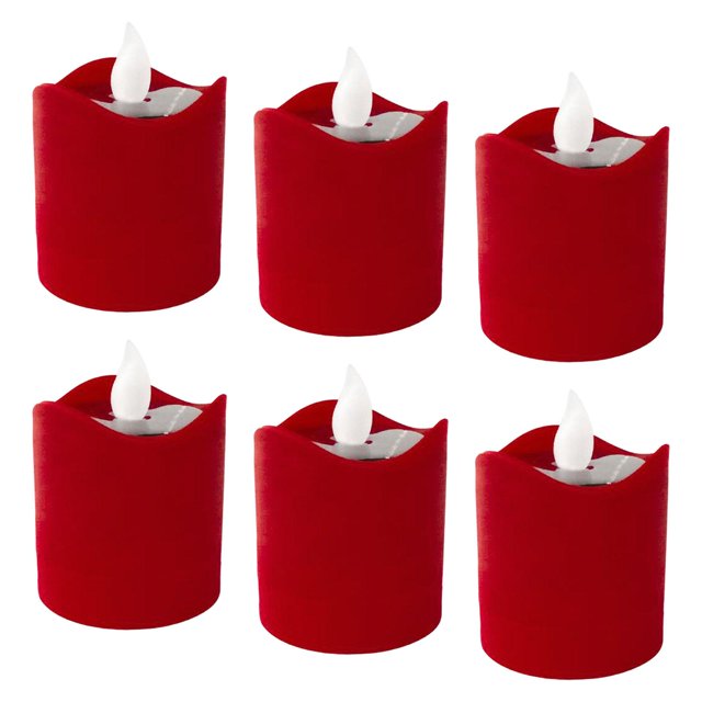 Ves votivas eléctricas ppadeantes sin lma, 6 uds luces LED de , lámrga duración pa decoración al aire libre, mesa de cena, centro , patio frío Gloria velas candelitas