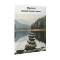 thumbnail image 2 of 500 pcs Remind Yourself to Calm Down Slogan Lakeside stones 500 Piece Wooden Puzzles,Challenging Brain Exercise,Unique Artwork for Adults,Classic Slogan Lakeside stones Wood Puzzle,for puzzle Lover, 2 of 6