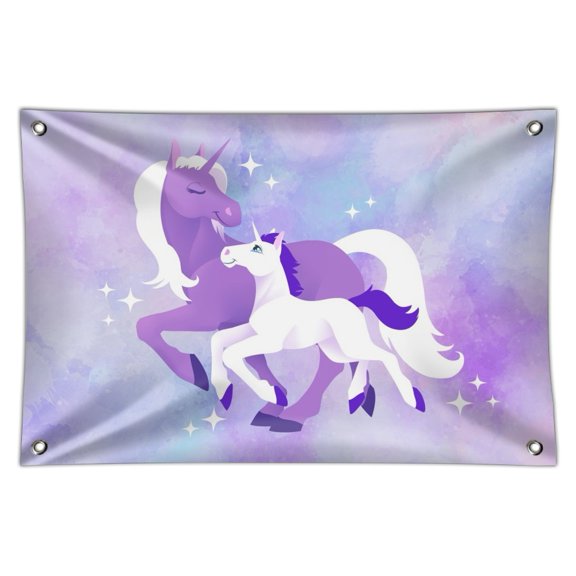 Magical Mom Unicorn and Baby Home Business Office Sign