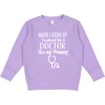 thumbnail image 2 of Inktastic Future Doctor Like Mommy Toddler Sweatshirt, 2 of 4