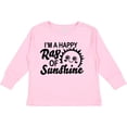 thumbnail image 3 of Inktastic Im a Happy Ray of Sunshine with Happy Sun Boys or Girls Long Sleeve Toddler T-Shirt, 3 of 5