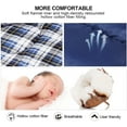 thumbnail image 4 of REDCAMP Cotton Flannel Sleeping Bag for Camping Backpacking, Adults Cold Weather Envelope Sleeping Bags, Blue 4lbs filling, 4 of 8
