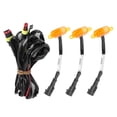 thumbnail image 2 of 3 luces de rejilla para coche con arnés de alto brillo, aptas para Ford F-150 Raptor 2010-2014 2017-Lente amarilla arriba Luz amarilla, 2 of 12
