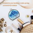 thumbnail image 4 of Portable Makeup Mirror Travel Mirror Compact Folding Mirrors Small for Women Beauty Accessories Glowing Blue Clouds, 4 of 7