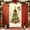 A, variant on Kumdkd 3D Embroidery Christmas Door Cover - 35x72in Polyester Holiday Curtain for Doors/Walls (Sturdy, Easy Install, Reusable Party Decoration with Festive Patterns)