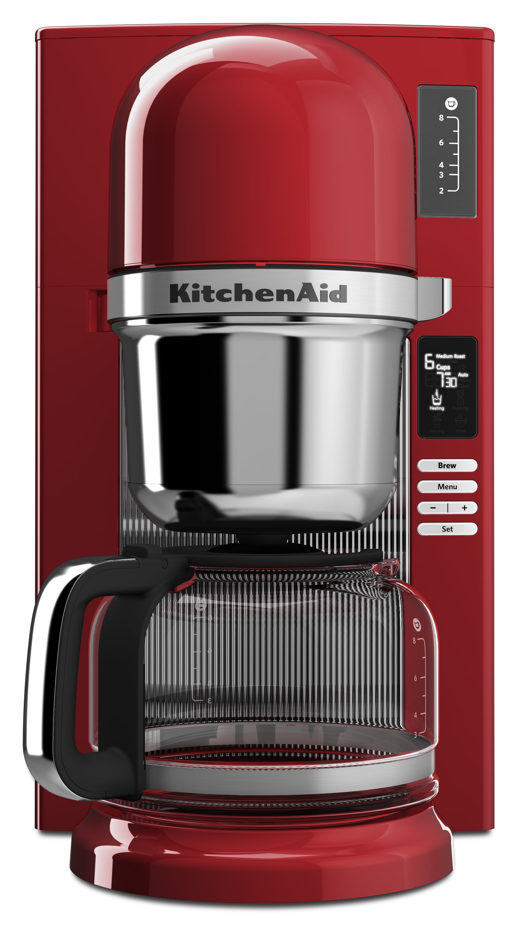 KitchenAid 4-Cup Empire Red Residential Coffee Maker at