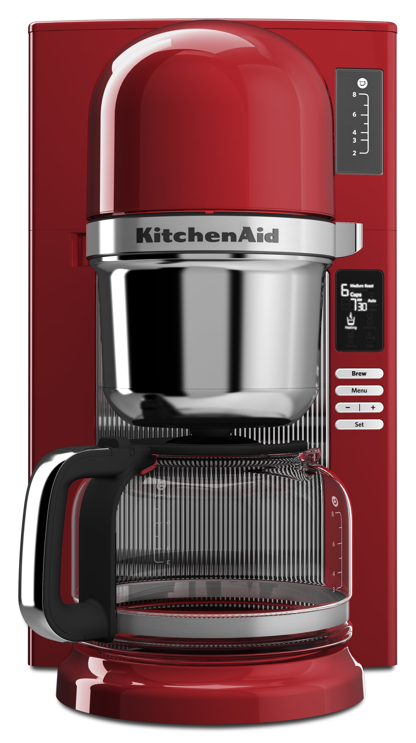 Red Kitchenaid Coffee Maker