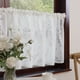 thumbnail image 3 of Nvzi Cortina para ventana - Blanca, 45*150CM 1 pieza, diseño con bolsillo para barra, tela de poliéster para cortinas, ideal para cocinas y cafeterías., 3 of 5