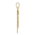 thumbnail image 2 of FB Jewels 14K Yellow Gold Solid Engravable Boy with Hat on Right Charm, 2 of 3