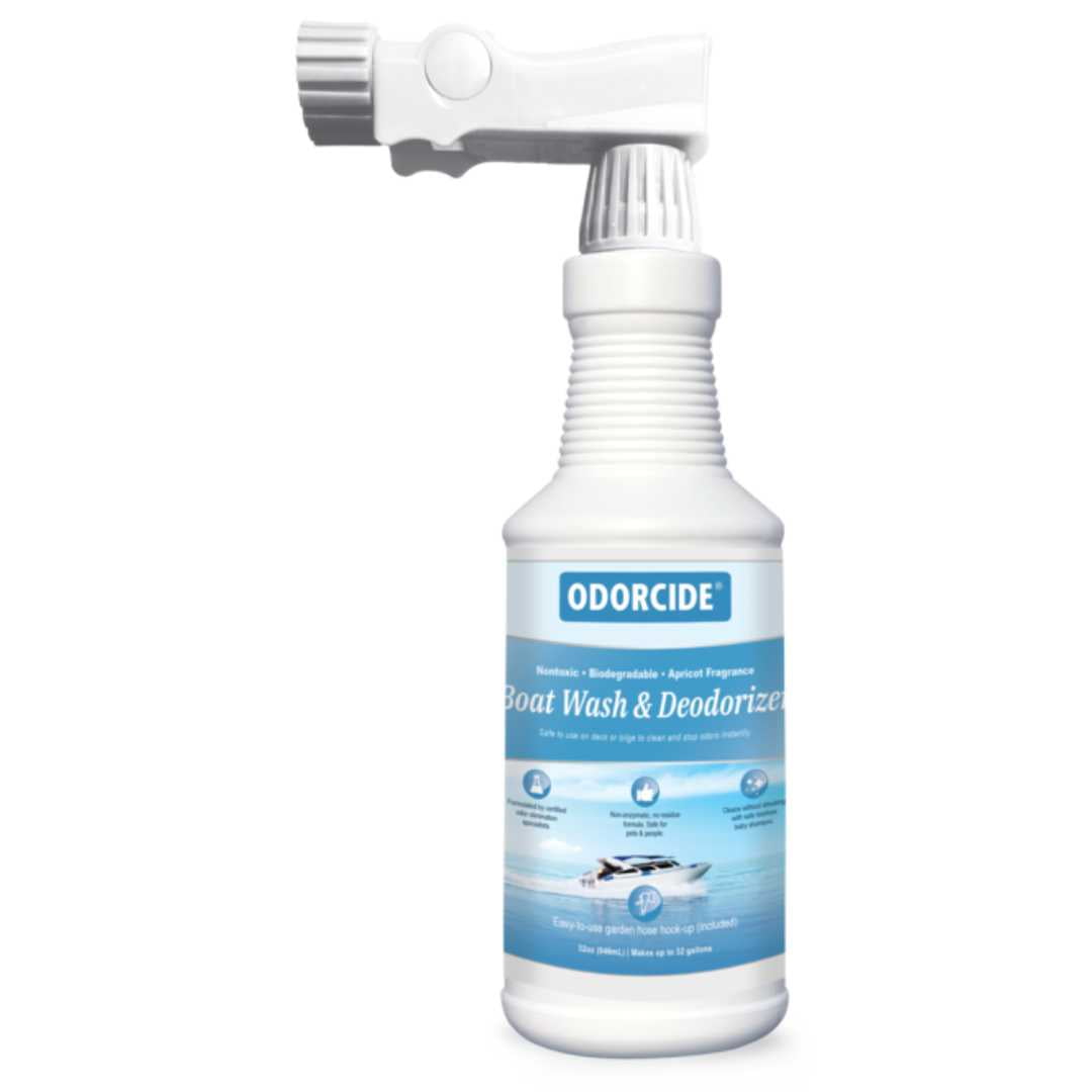 Odorcide Boat Wash & Deodorizer Kit 32 oz Boat Odor Eliminator Spray