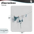 thumbnail image 4 of Stupell Industries Contemporary Teal Bikini on Clothesline Canvas Art, 36 x 48, by Ziwei Li, 4 of 8