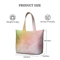 thumbnail image 4 of 22 Inch Oversized Travel Bag Lightweight Canvas Weekender Duffel with Multi Pockets, Aurora Print, 4 of 5
