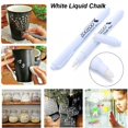 thumbnail image 1 of 5 st White Liquid Chalk Pen Black Board Marker Raderbar 5pcs, 1 of 5