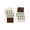 Brown, variant on CAICJ98 Toddler Kids Winter Wool Knit Fingerless Gloves Print Cold Weather Thermal Warm Lightweight Soft Mitten for Girls Boys 6-9 Years,Yellow
