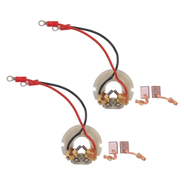 2X Portaescobillas de Carbón para 638991-1 638614-1 DF458D DHP448 DDF458 DDF448 BHP458 BHP448 BDF458 BDF448 DF444D CB-440