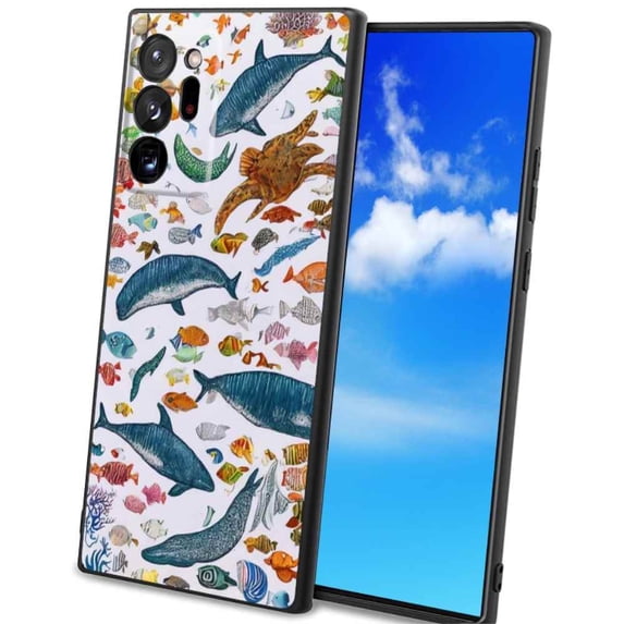 94Ocean-21 Phone Case, Degined for Samsung Galaxy Note 20 Ultra 5G Case Men Women, Flexible Silicone Shockproof Case for Samsung Galaxy Note 20 Ultra 5G