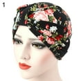 thumbnail image 4 of SPRING PARK Women Muslim Turban Hat Stylish Flower Pattern Hair Cap Hijab Head Scarf Wrap Cover, 4 of 6