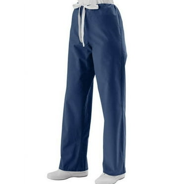 Medline  Unisex Reversible Navy Drawstring Scrub Pants