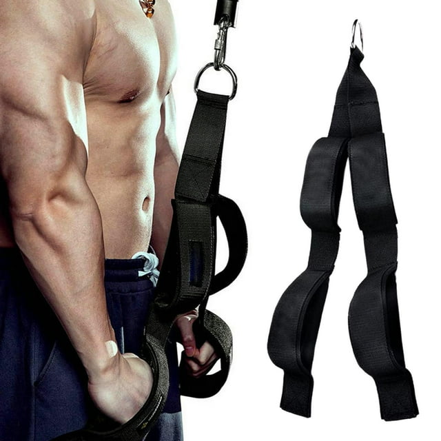 Cuerda de Bíceps para Tríceps de Fitness, Accesorio , Correa Extraíble para Culturismo, Ejercicio, Fuerza, Entrenamiento Abdominal, Equipo de DYNWAVEMX Cuerda de tríceps