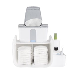 Ubbi Diaper Caddy Organizer, White