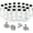 18, variant on GA 18 Pack, 2 oz Small Clear Glass Bottles w/ Lid & 4 Stainless Steel Funnels-60ml Boston Sample Bottles-Mini Travel Essential or Decorative Bottles for Potion, Juice, Wellness, Ginger Shots, Whiskey