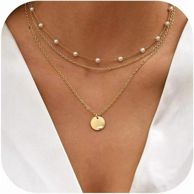Colliers pour Femmes Collier de Perles pour Femmes Collier Charme Collier Ras du Cou Collier Perlé Bijoux de Mariage Bal Cadeaux Tendance pour Femmes