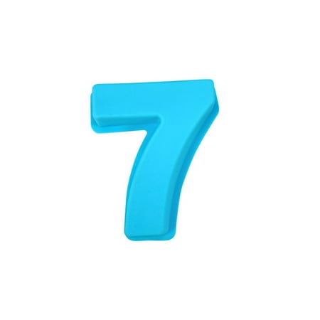 

Non-Stick Pastry Making Kitchen Accessories Anniversary Supplies Baking Tool Number Cake Mold Silicone Mould Cake Mould NUMBER 7