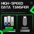 thumbnail image 4 of Unidad flash USB FEBNISCTE de 8 GB USB 3.0, paquete de 10 con cordón, 4 of 6