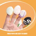 thumbnail image 3 of HOOWIFFY 1 Set Mini Makeup Puff Finger Powder Puff Black For Concealing Imperfections Women, 3 of 8