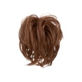 thumbnail image 2 of Easter Clearance Wear and Go Glueless Wig Human Hair Wig Wig Cap Messy Hair Bun Hair Pieces Curly Synthetic Updo Scrunchies Ponytail Extension for Women Black 1Pcs Glueless Wigs Human Hair Flash Deal, 2 of 2