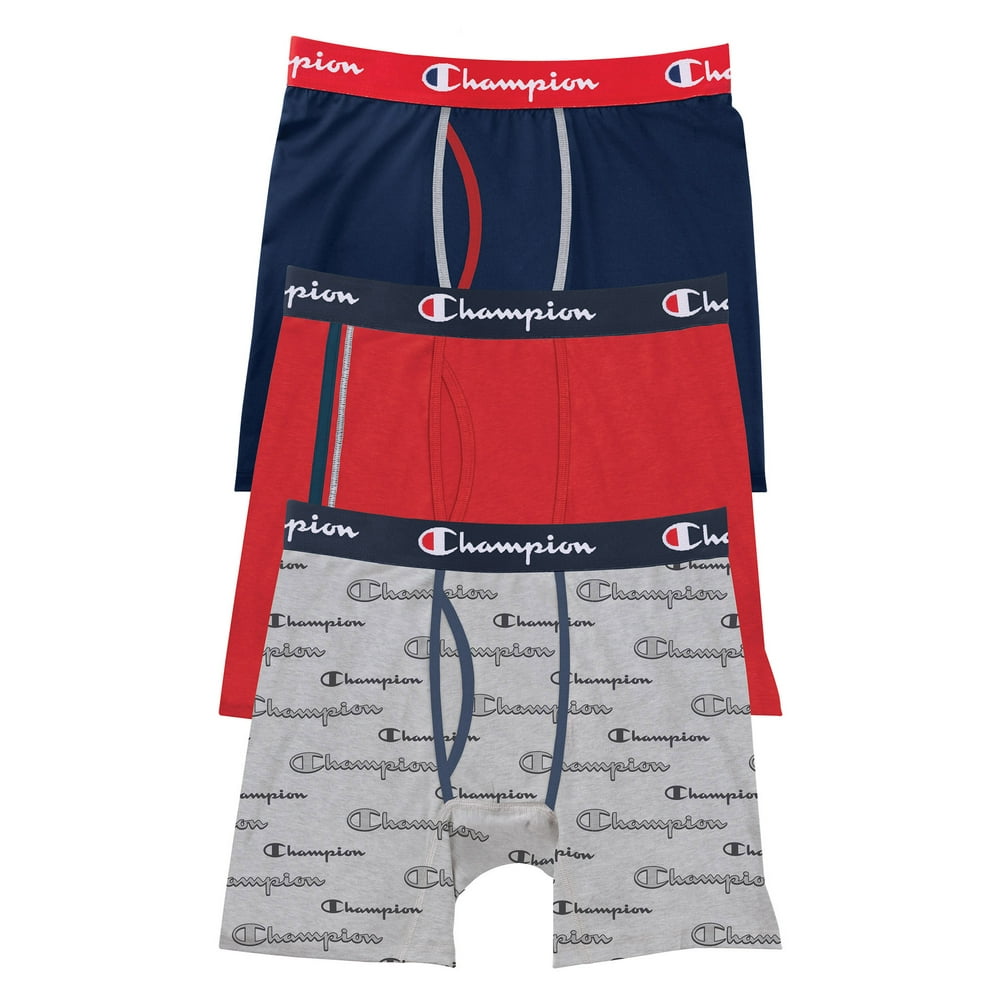 Champion Champion Men's Everyday Comfort Boxer Briefs, 3 Pack