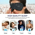 thumbnail image 6 of IAUYY Sleep Mask, Super Soft Eye Masks with Adjustable Strap, Lightweight Comfortable Blindfold,Perfect Blocks Light for Men Women Web and Moon, 6 of 7