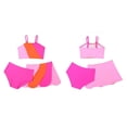 thumbnail image 4 of Fozruso Girls Two Piece Swimwear Cute Ruffle Tankini Top And Swim Shorts For Toddler Kids Swim 3 Piece Swimsuits Set Sizes 12-13 Years, 4 of 5