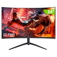 thumbnail image 1 of MONITOR GAMER Q.Touch QT-G24C 24" CURVO Full HD 1920 x 1080 165 Hz Display Port HDMI, 1 of 2