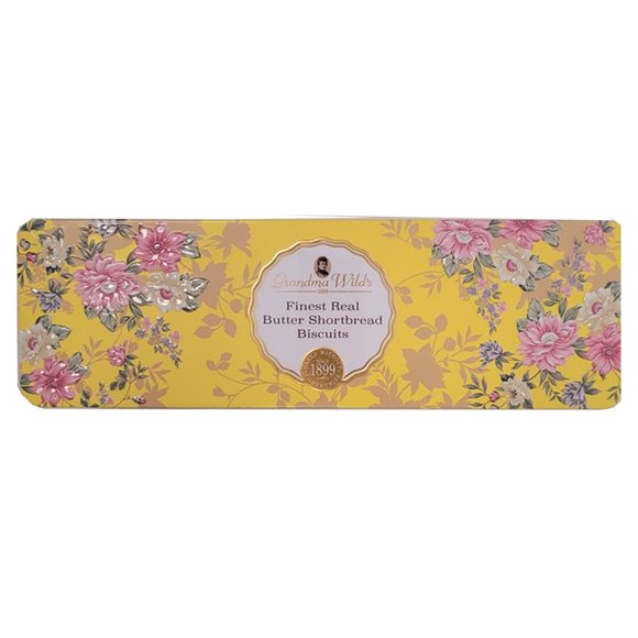 Grandma Wilds Victorian Floral Buttery Shortbread Tin, 150g