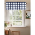 thumbnail image 2 of Valances for Windows Farmhouse Style Rod Pocket Cafe Window Treatments Valance Curtains for Kitchen Bathroom Laundry Basement Windows 42"x18", 2 of 9