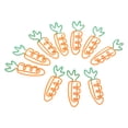 thumbnail image 4 of 100Pcs Cute Paper Clips Metal Paperclips Carrot Pattern For Files Letters Office Supplies School Gifts, 4 of 8