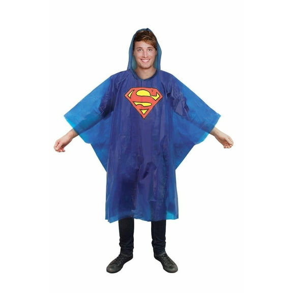 DC Comics Superman Hooded Rain Poncho
