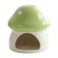 thumbnail image 1 of S SERENABLE Ceramic Hamster House Cute Outdoor Sturdy Habitat for Rats Gerbils Squirrels Green, 1 of 9