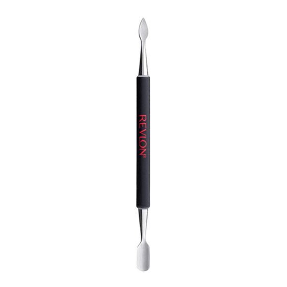 Revlon Outil de Soin des Ongles Expert à Double Embout, Outil de Soin des Ongles en Acier Inoxydable Nettoie sous les Ongles et Soulève les Cuticules