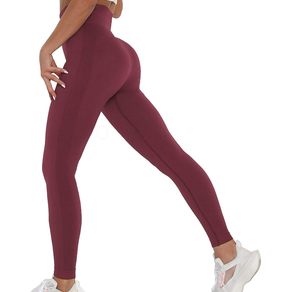 COMFREE COMFREE Women Seamless High Waist Leggings Compression Tummy Control Butt Lift Yoga