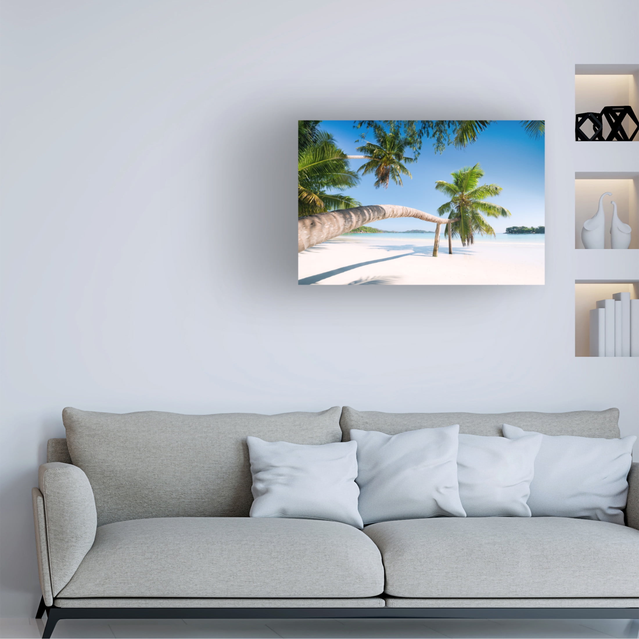 Trademark Fine Art Stefan Hefele Tropical Palm Canvas Wall Art