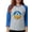 Heather/Blue, variant on CafePress - Peace In Ukraine Women's Baseball T Shirt - Womens Baseball Tee