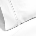 thumbnail image 5 of Superior Solid 1200-Thread Count Cotton Blend Sheet Set, Full, White, 5 of 6
