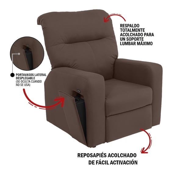 Reclinable sret-268.5 Panama, Atlas del Descanso color café