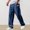 23# Navy, variant on Mens Lounge Pants Soild Loose Fit Casual Linen Trousers Relaxed Straight Leg Lightweight Pants for Everyday Wear Navy S