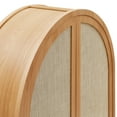 thumbnail image 4 of Modway Calista 79" Tall Wide Rattan Arched Storage Cabinet in Natural by Modway, 4 of 9