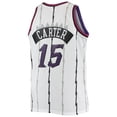 thumbnail image 3 of Men's Mitchell & Ness Vince Carter White Toronto Raptors 1998/99 Big & Tall Hardwood Classics Swingman Jersey, 3 of 3