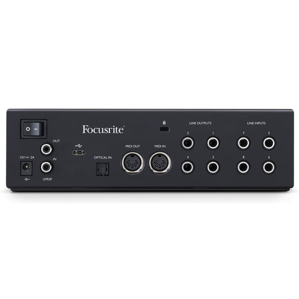 Focusrite Clarett+ 4Pre USB-C Audio Recording Interface JFET/ADAT+