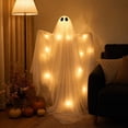 thumbnail image 2 of Tuvgenk garden lights outdoor Ghost Battery Landscape Light LED Hanging Yellow Polyester, 2 of 6